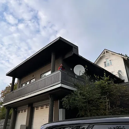 Hotel Vestre Haugen House Sentralt Gratis Privat Parkering