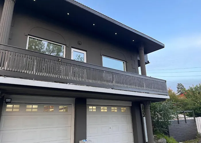 호텔 Vestre Haugen House Sentralt Gratis Privat Parkering 오슬로